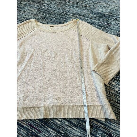 Free People Top cream/pink color size S - Picture 6 of 7
